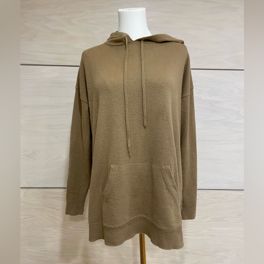 Nili Lotan Brown Luxe Hoodie